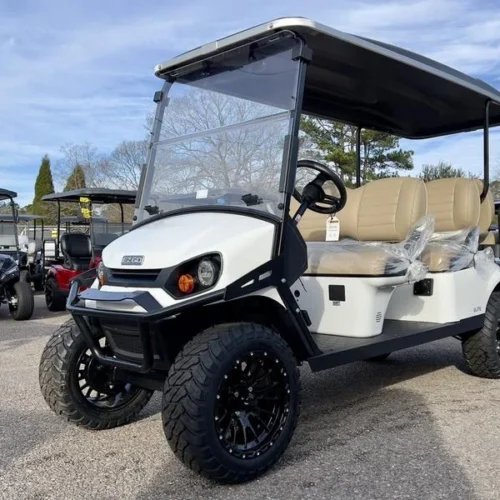 2024 E-Z-GO Express™ L6 ELiTE™ 6 Passenger Limo Lithium Bright White
